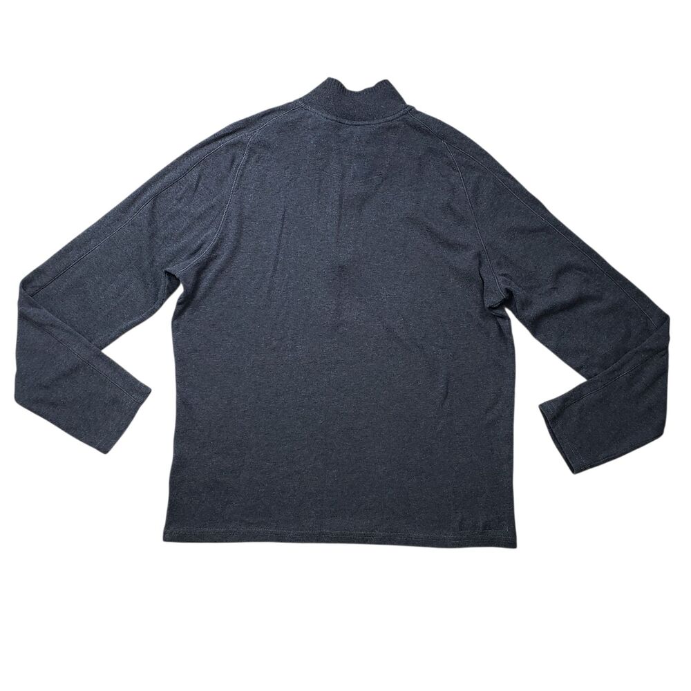 Robert Graham Sweater Mens Medium 1/4 Zip Long Sleeve Classic Fit Pullover Gray - Picture 8 of 9